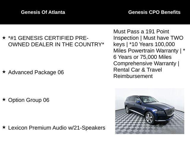 used 2021 Genesis GV80 car, priced at $40,900