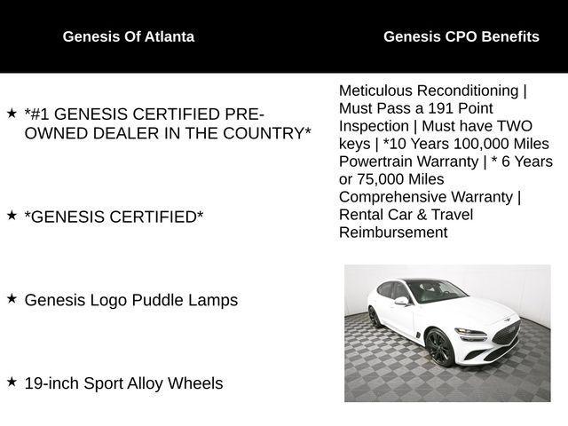used 2023 Genesis G70 car, priced at $34,555
