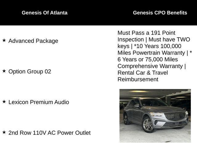 used 2023 Genesis GV70 car, priced at $45,280