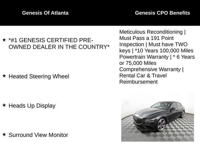 used 2025 Genesis G70 car, priced at $47,493