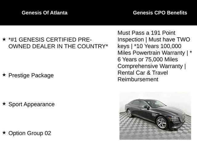 used 2024 Genesis G80 car, priced at $59,680