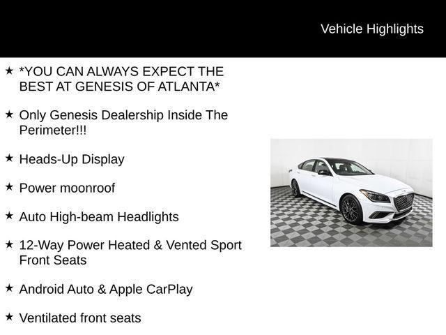 used 2018 Genesis G80 car, priced at $17,494