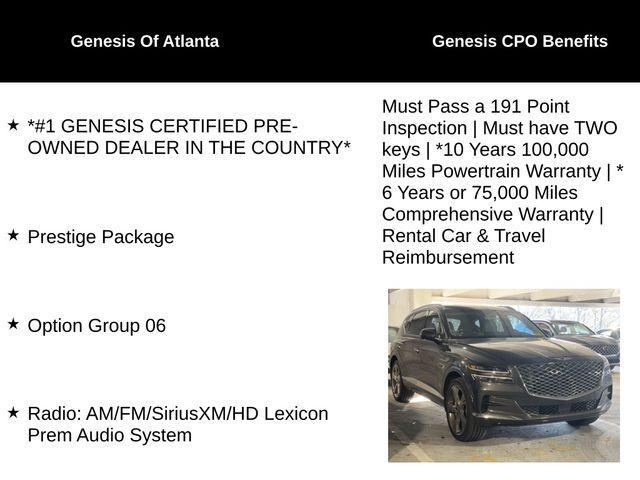 used 2024 Genesis GV80 car, priced at $63,000