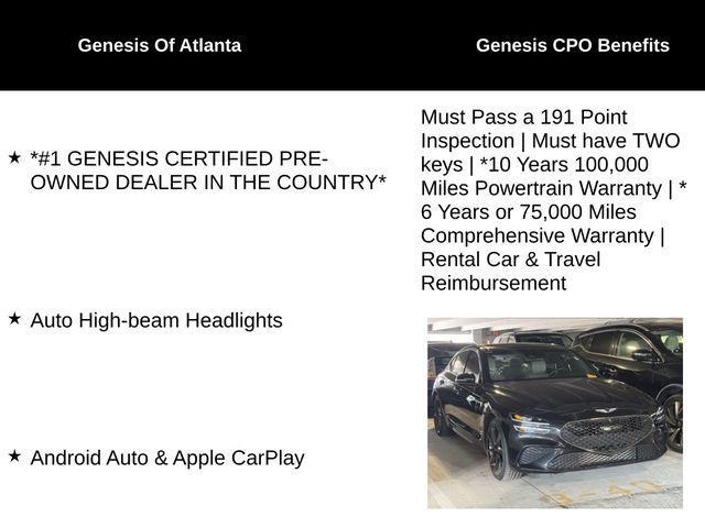 used 2023 Genesis G70 car, priced at $38,500