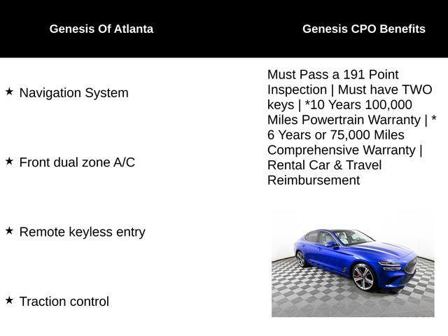 used 2024 Genesis G70 car, priced at $47,000