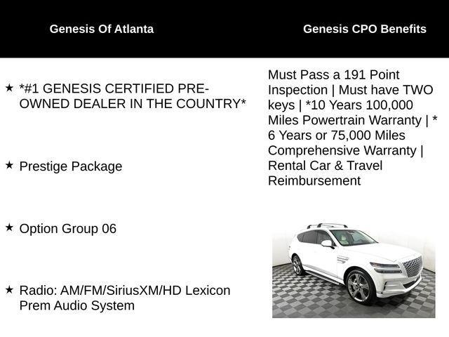 used 2024 Genesis GV80 car, priced at $71,380