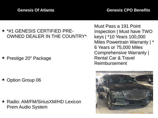 used 2023 Genesis GV80 car, priced at $54,000