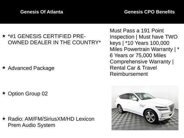 used 2024 Genesis GV80 car, priced at $52,999