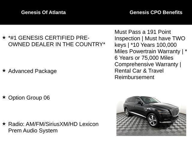 used 2024 Genesis GV80 car, priced at $63,980