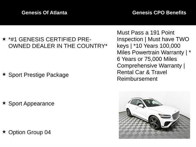 used 2025 Genesis GV70 car, priced at $53,687