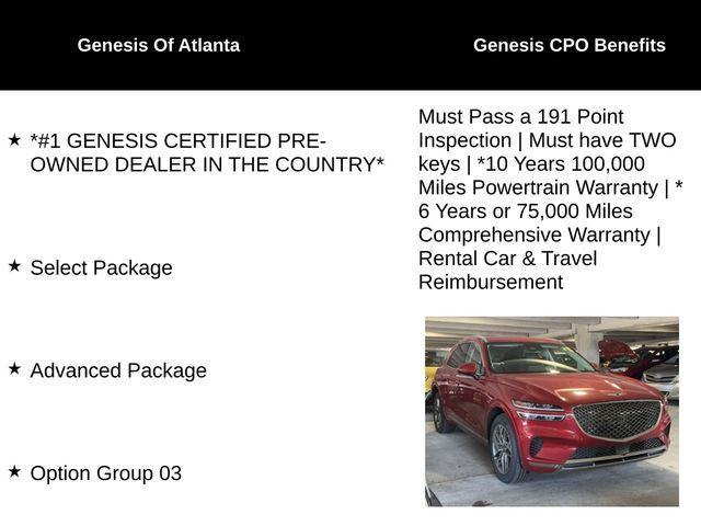 used 2023 Genesis GV70 car, priced at $39,000