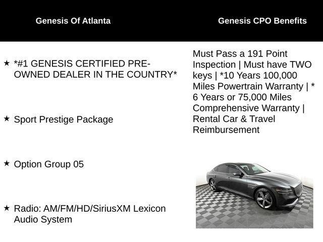 used 2024 Genesis G80 car, priced at $64,293