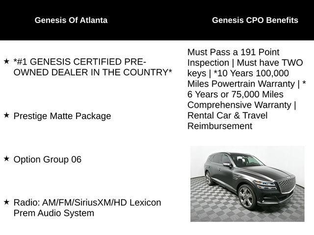used 2024 Genesis GV80 car, priced at $63,500