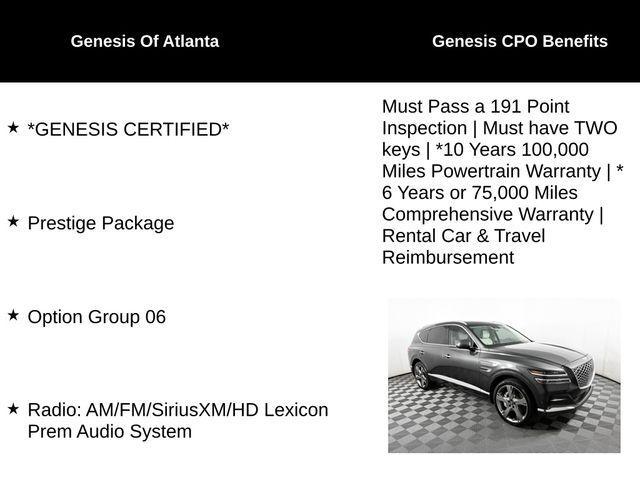 used 2024 Genesis GV80 car, priced at $62,377