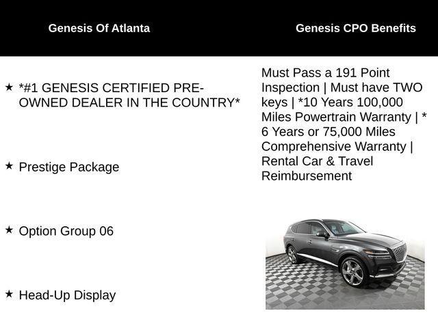 used 2024 Genesis GV80 car, priced at $71,000