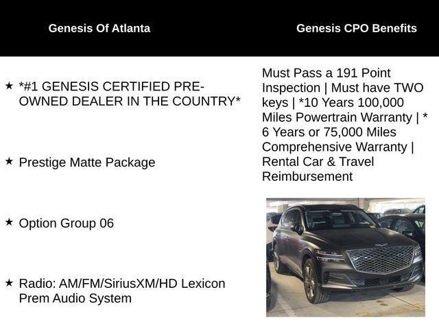 used 2024 Genesis GV80 car, priced at $63,000