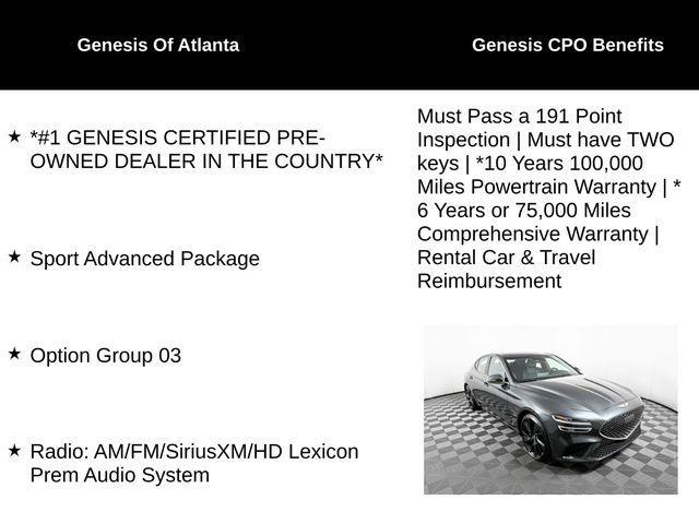 used 2022 Genesis G70 car, priced at $33,401