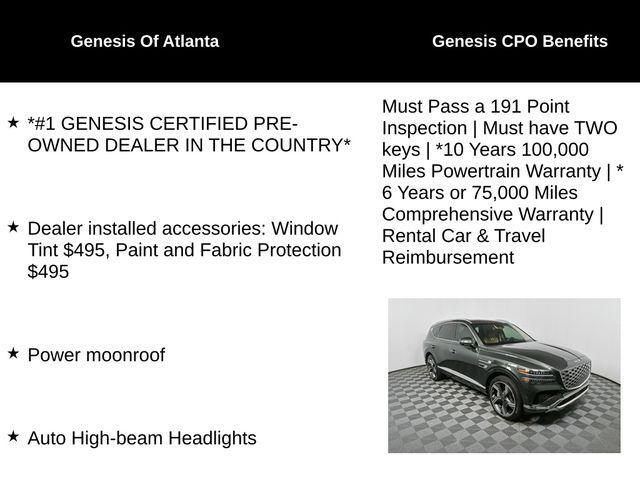 used 2025 Genesis GV80 car, priced at $75,900