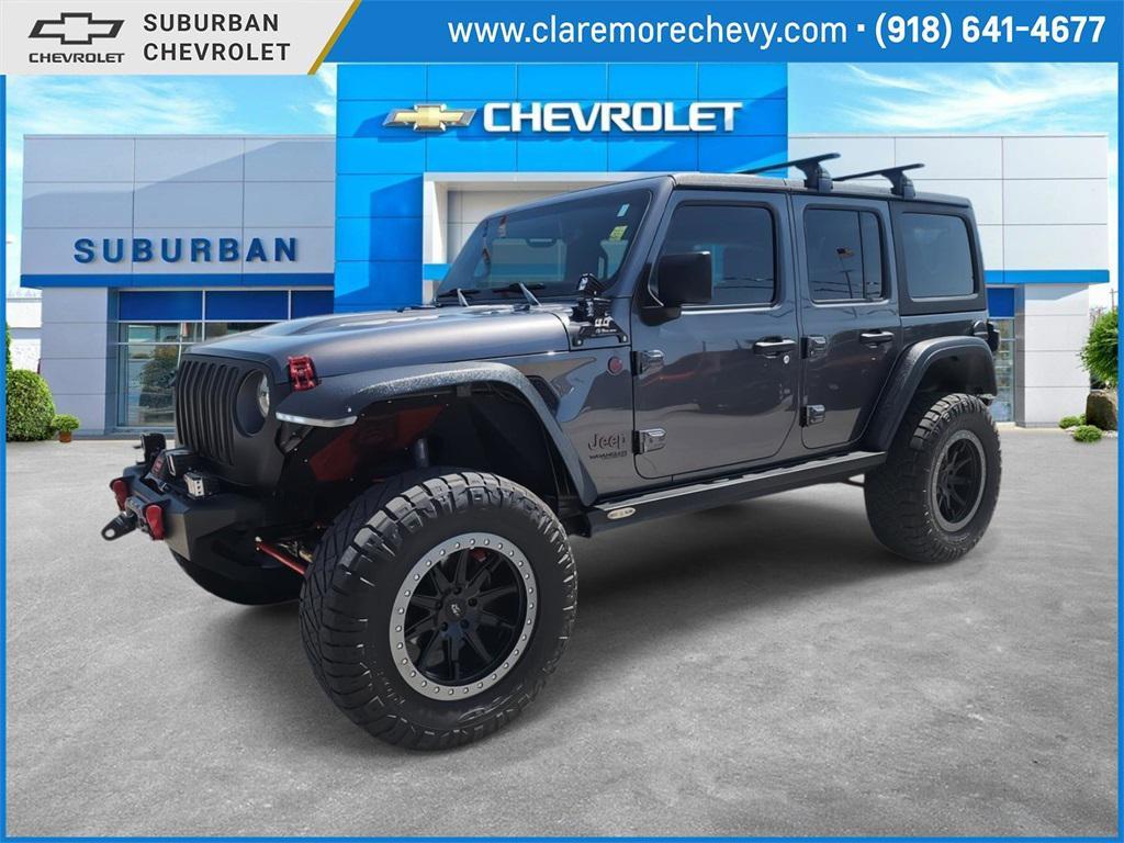 used 2018 Jeep Wrangler Unlimited car, priced at $34,998