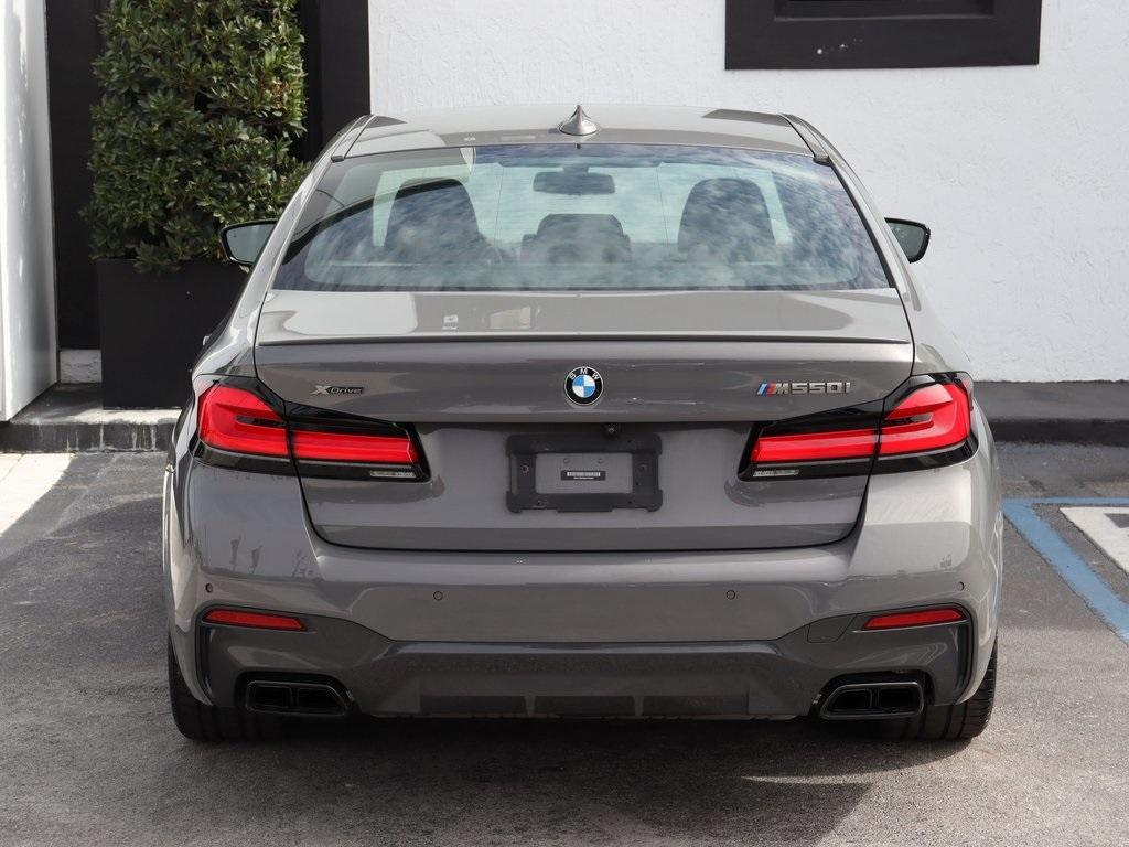 used 2021 BMW M550 car, priced at $49,990