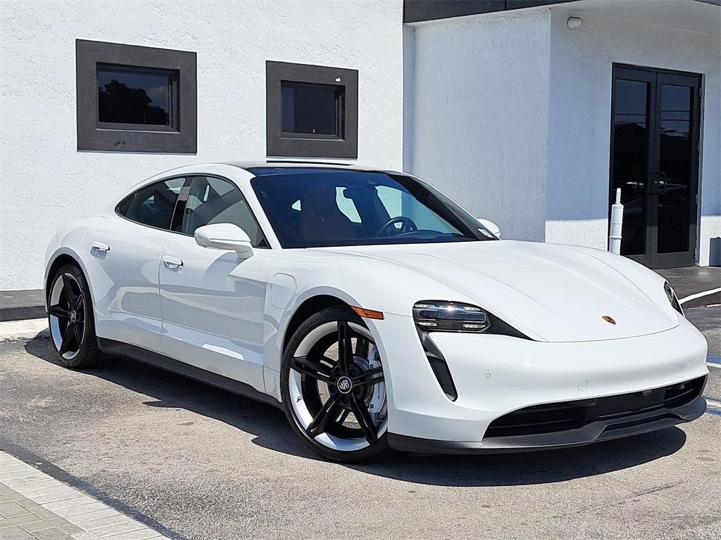 used 2023 Porsche Taycan car, priced at $68,990