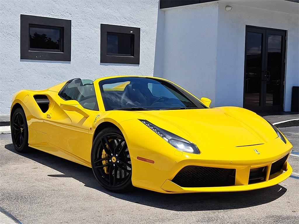 used 2018 Ferrari 488 Spider car, priced at $249,990