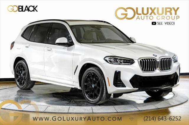 used 2022 BMW X3 car, priced at $34,995