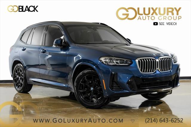 used 2022 BMW X3 car, priced at $37,701