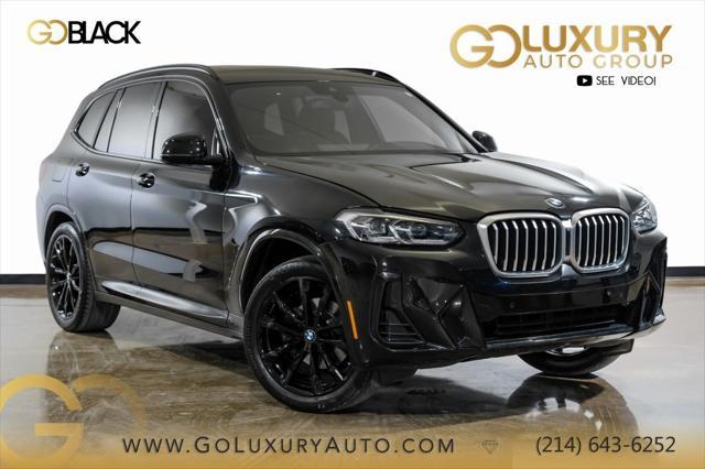 used 2022 BMW X3 car, priced at $37,998