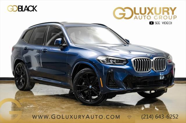 used 2022 BMW X3 car, priced at $36,589