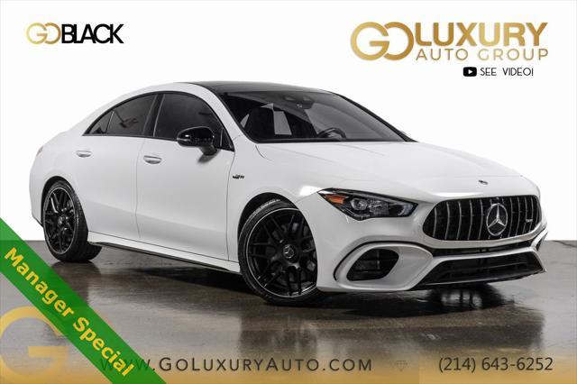 used 2021 Mercedes-Benz AMG CLA 45 car, priced at $49,990