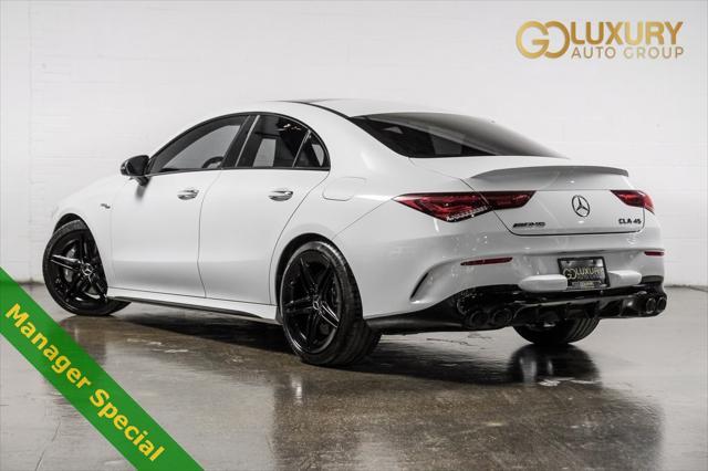 used 2022 Mercedes-Benz AMG CLA 45 car, priced at $50,990