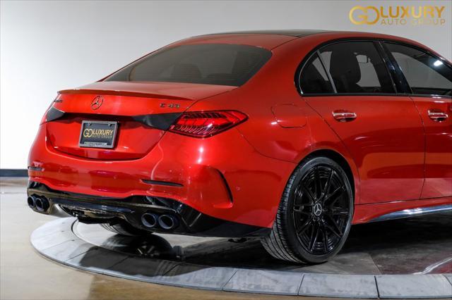 used 2023 Mercedes-Benz AMG C 43 car, priced at $49,995