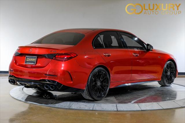used 2023 Mercedes-Benz AMG C 43 car, priced at $49,995
