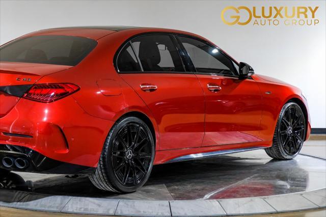 used 2023 Mercedes-Benz AMG C 43 car, priced at $49,995
