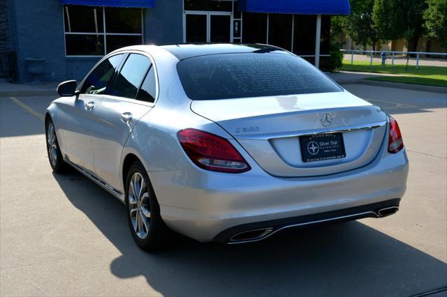 used 2018 Mercedes-Benz C-Class car, priced at $21,000