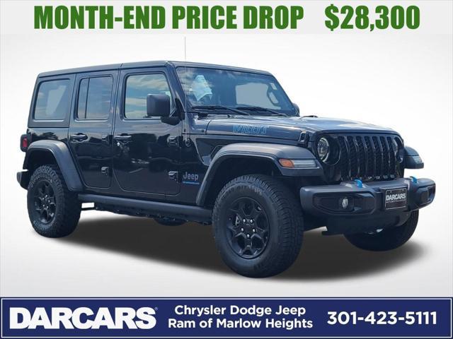 used 2023 Jeep Wrangler 4xe car, priced at $28,300