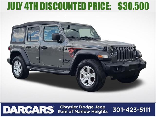 used 2023 Jeep Wrangler car, priced at $30,500
