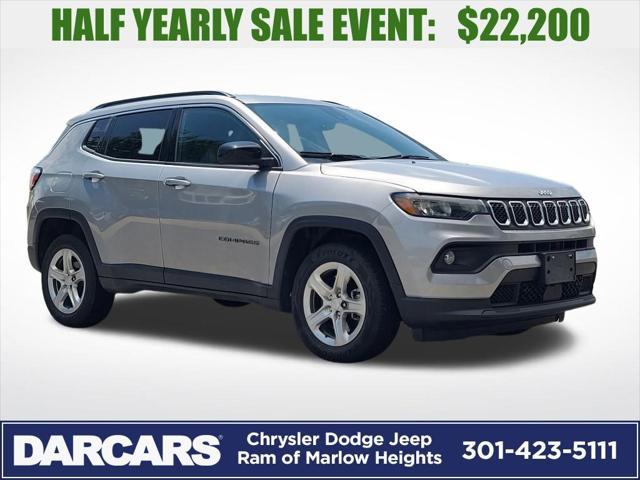 used 2024 Jeep Compass car, priced at $22,200