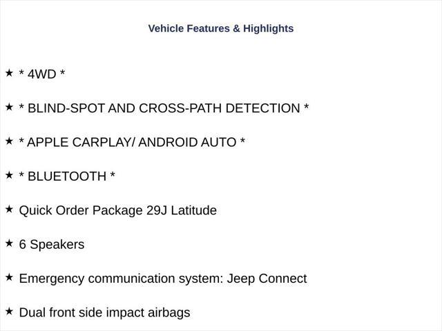 used 2024 Jeep Compass car, priced at $22,000