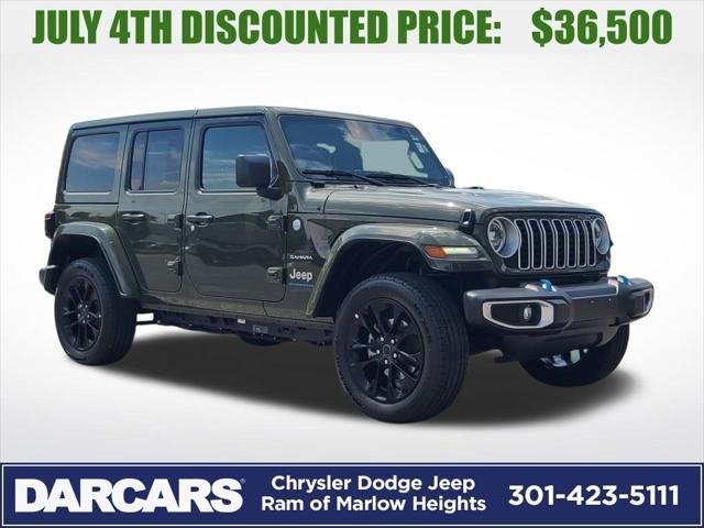 used 2024 Jeep Wrangler 4xe car, priced at $36,500
