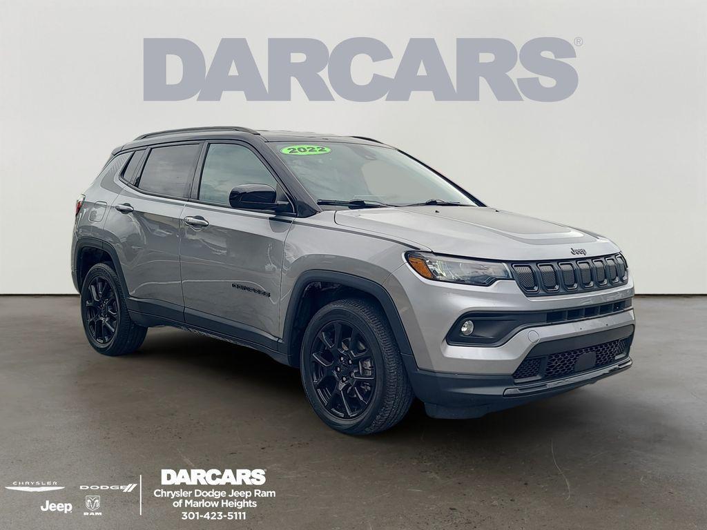 used 2022 Jeep Compass car, priced at $24,999
