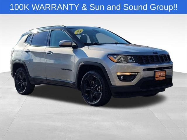 used 2021 Jeep Compass car, priced at $18,995