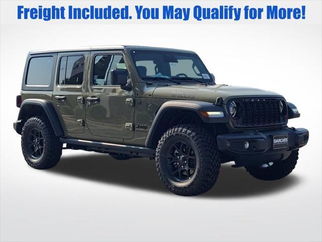 new 2025 Jeep Wrangler car, priced at $48,597