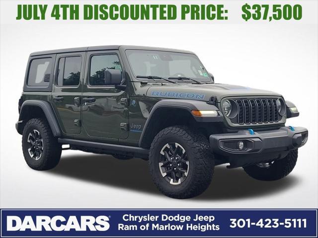 used 2024 Jeep Wrangler 4xe car, priced at $37,500