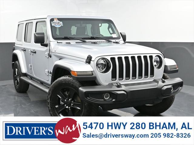 used 2022 Jeep Wrangler Unlimited car, priced at $37,997