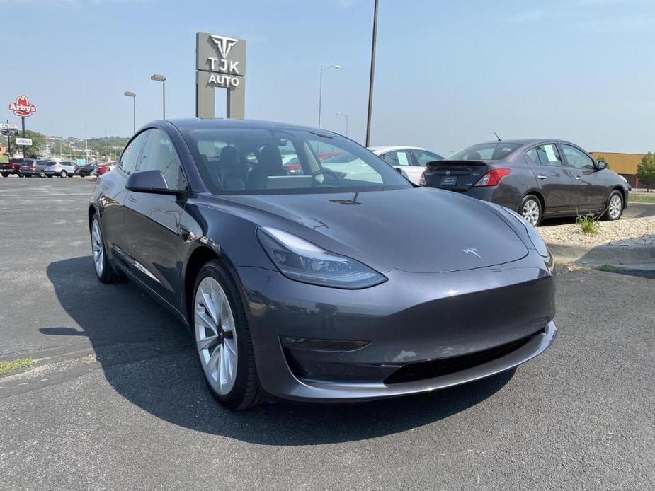 used 2022 Tesla Model 3 car, priced at $34,500