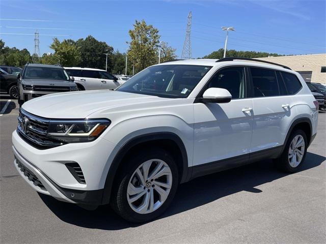 used 2021 Volkswagen Atlas car, priced at $21,500