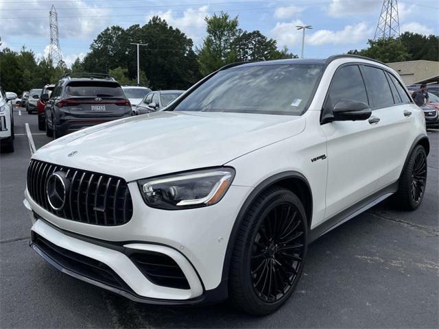 used 2021 Mercedes-Benz AMG GLC 63 car, priced at $56,900