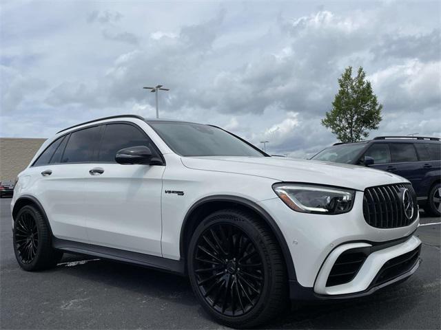 used 2021 Mercedes-Benz AMG GLC 63 car, priced at $56,900